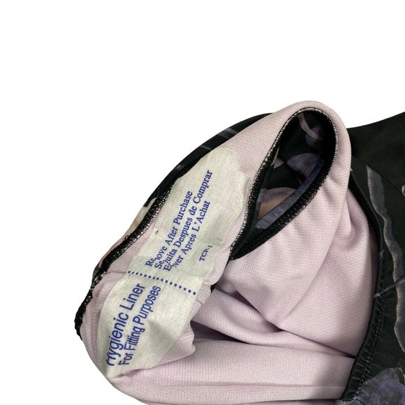 All In Motion One Piece Swimsuit S M L Floral Sun Protection UPF 50+ - Picture 8 of 9